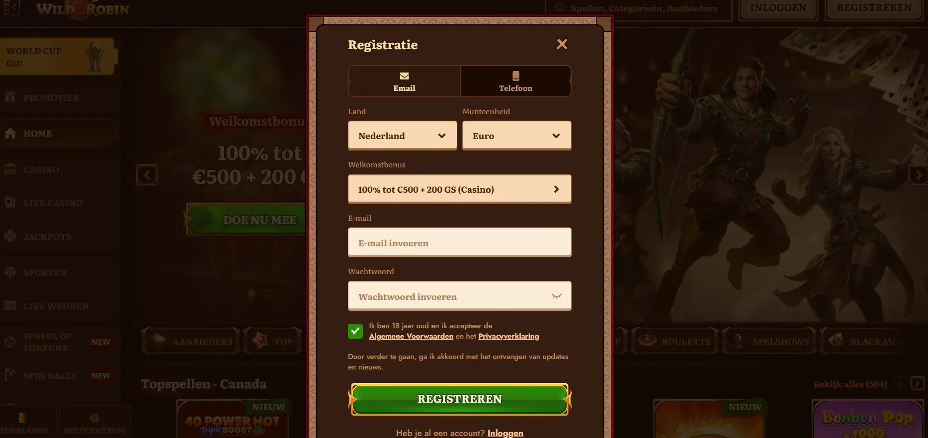 WildRobin Casino – Online casino ervaring voor Nederlandse spelers image 2