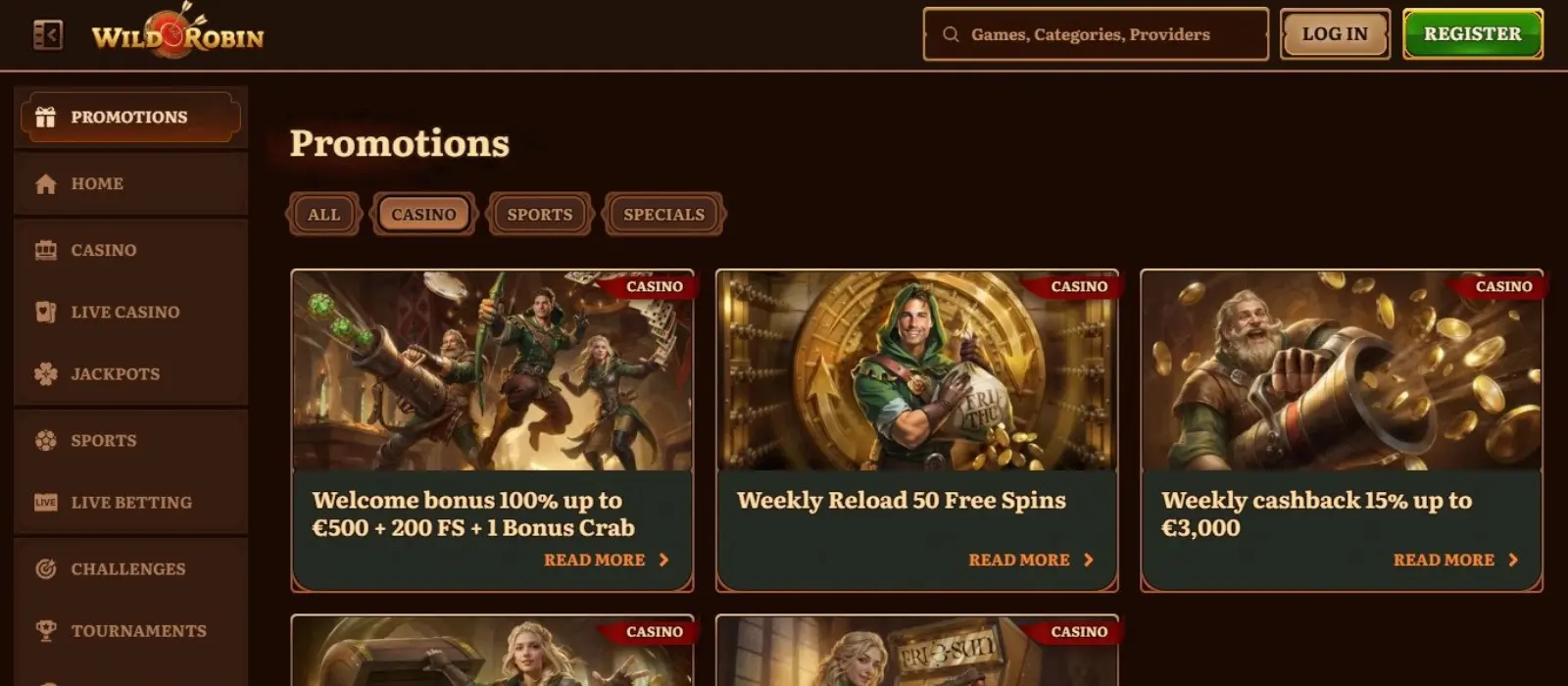 WildRobin Casino – Online casino ervaring voor Nederlandse spelers image 3