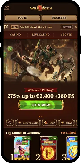 Hoe installeer je WildRobin Casino op je mobiele apparaat?