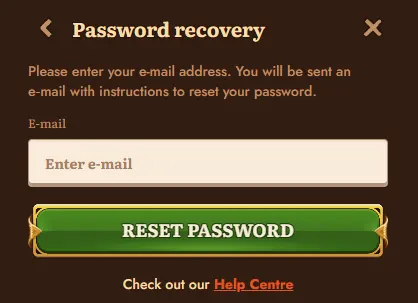 Hoe u uw wachtwoord bij WildRobin Casino kunt resetten