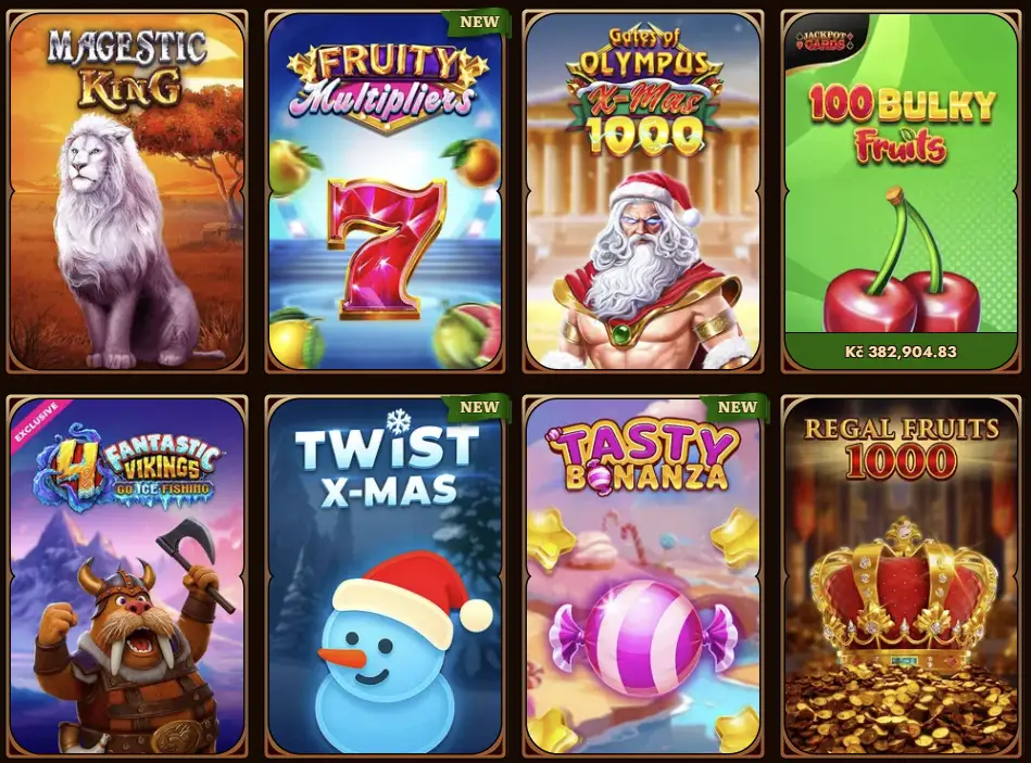 Unieke spellen bij WildRobin Casino